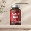 CoQ10 Supplement 200mg | 120 Vegan Tablets | High Strength Naturally Fermented Ubiquinone Coenzyme Q10 | by Horbaach view 4