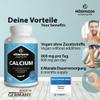 Calcium Tablets High Strength - 360 Tablets for 6 Months - 2028mg Calcium Carbonate per Daily Dose -Organic and Vegan Food Supplement Without Additives (Pack of 2) view 2