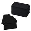 2 Ply Black Dinner Napkins-15" x 17" -1/8Fold - Case of 1,000ct view 1