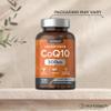 CoQ10 Supplement 300mg | High Strength Ubiquinone Coenzyme Q10 | Naturally Fermented | 120 Vegan Tablets | Supplement for Men & Women | by Horbaach view 4