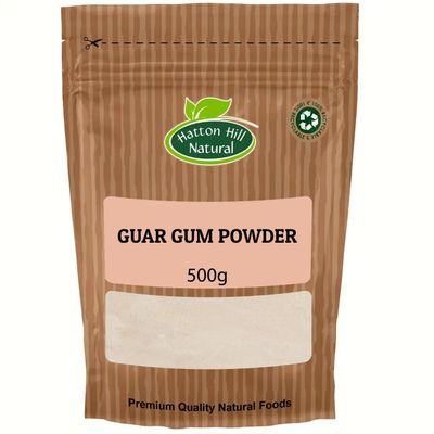 Guar Gum Powder 500g by Hatton Hill  Natural Food Thickener, Stabiliser and Emulsifier
