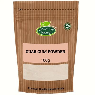 Guar Gum Powder 100g by Hatton Hill  Natural Food Thickener, Stabiliser and Emulsifier