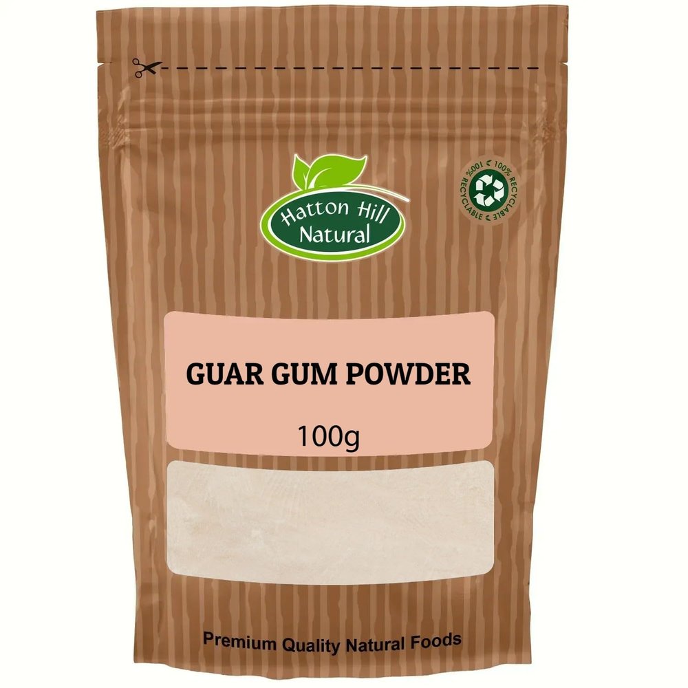 Guar Gum Powder 100g by Hatton Hill  Natural Food Thickener, Stabiliser and Emulsifier