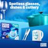 OceanSaver Eco-Friendly Dishwasher Tablets - Pack of 100 | Non-Toxic & Plastic-Free Dish Washing Tablets for Sustainable Cleaning | All in One Plant-Based Dishwasher Salt & Rinse Aid for Tough Stains view 4