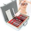 DPQYJPP 104 pcs Trial Lens Set with Measuring Glasses Testing Frame, Optical Lens Optometry Rim Case Evidence Box Aluminum Rim Kit view 1