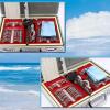 DPQYJPP 104 pcs Trial Lens Set with Measuring Glasses Testing Frame, Optical Lens Optometry Rim Case Evidence Box Aluminum Rim Kit view 3