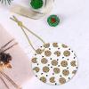 YYHHAOFA Cookies Food Chocolate Chip Biscuits Prints Christmas Ceramic Round Pendant Decoration - Festive Hanging Ornament for Stores, and Homes -2.9 in view 4