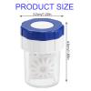 HREDZEO Contact Lens Cases,5 Pcs Contact Lens Barrel Cases Manually Contact Lens Washer Cleaner Contact Lens Case for Eyes Care view 2