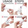 HREDZEO Contact Lens Cases,5 Pcs Contact Lens Barrel Cases Manually Contact Lens Washer Cleaner Contact Lens Case for Eyes Care view 4