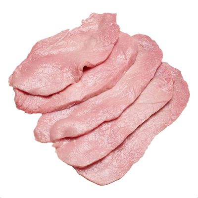 Veal Escalopes From Urban Merchants, Discover The Taste And Flavour of Dutch Milk-Fed Veal, Bulk Buy Fresh Meat, Suitable For Home Freezing, Pack Weight Approx 1.2-1.5kg