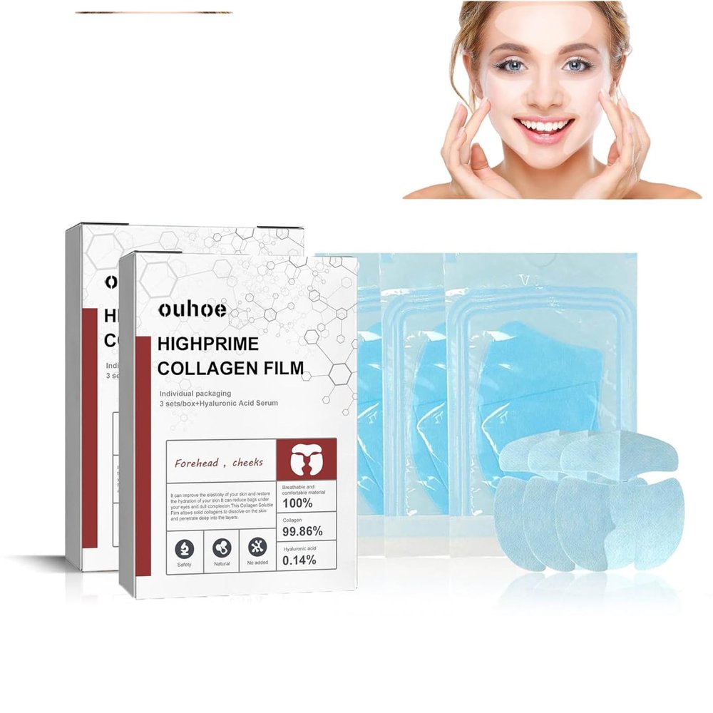 Orgrul Melting Collagen Film, Peptide Collagen Film, Soluble Collagen Supplement Film With Hydrolysed Collagen Prevents Fine Lines and Protect Skin in Women (2 Boxes)
