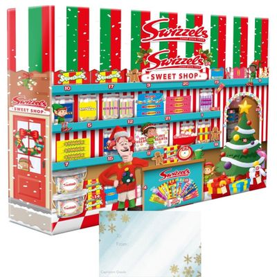 2024 Swizzels Sweet Shop Christmas Advent Calendar 220g | Christmas for Kids Countdown To Sweet Calendars Unisex Boys Girls 220g