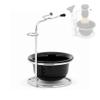 zalati Shaving Stand Razor Holder with Shaving Bowl & Brush Holder for Brush Placing Compatible with Razor Manual Shavings view 1