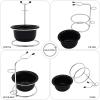 zalati Shaving Stand Razor Holder with Shaving Bowl & Brush Holder for Brush Placing Compatible with Razor Manual Shavings view 2