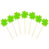 20 Pieces Birthday Cake Toppers Green Lucky Cake Topper Saint Patrick Festival Cake Decoration for National Day view 3