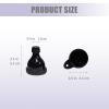 2Piece Protein Powder Funnel Set with Shaker Bottle Balls and Keychains Portable Dispenser Container for Supplements and Tablets Ideal for Fitness Travel and On-The-Go Protein Powder Container view 2