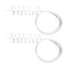2Pcs Washing Machine Cleaning Brush, Durable Nylon Rolling Washing Machine Cleaning Brush for Household Use(White) view 1