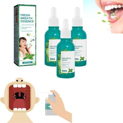 Fresh Breath Oral Care Essence, Freshening Drops For Adults Keep Youra (3pcs)