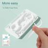 White Portable Dental Floss Picks Dispenser-Storage 10 Count Professional Shred Resistant Flossers-Superfine Toothpicks Sticks-Super Cleanup Oral Care-Best Dental Tools for Adults view 4