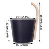 Ziurmut Sauna Bucket Set, 7L Sauna Bucket and Ladle, Bucket with Wooden Handle, Aluminum Sauna Bucket, Sauna Accessories Set, Sauna Spa Bucket view 2