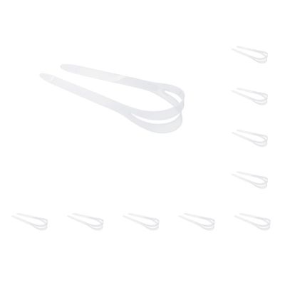 10 set Silicone Scuba Dive Diving Snorkeling Mask Strap Cover Replacement S Transparent