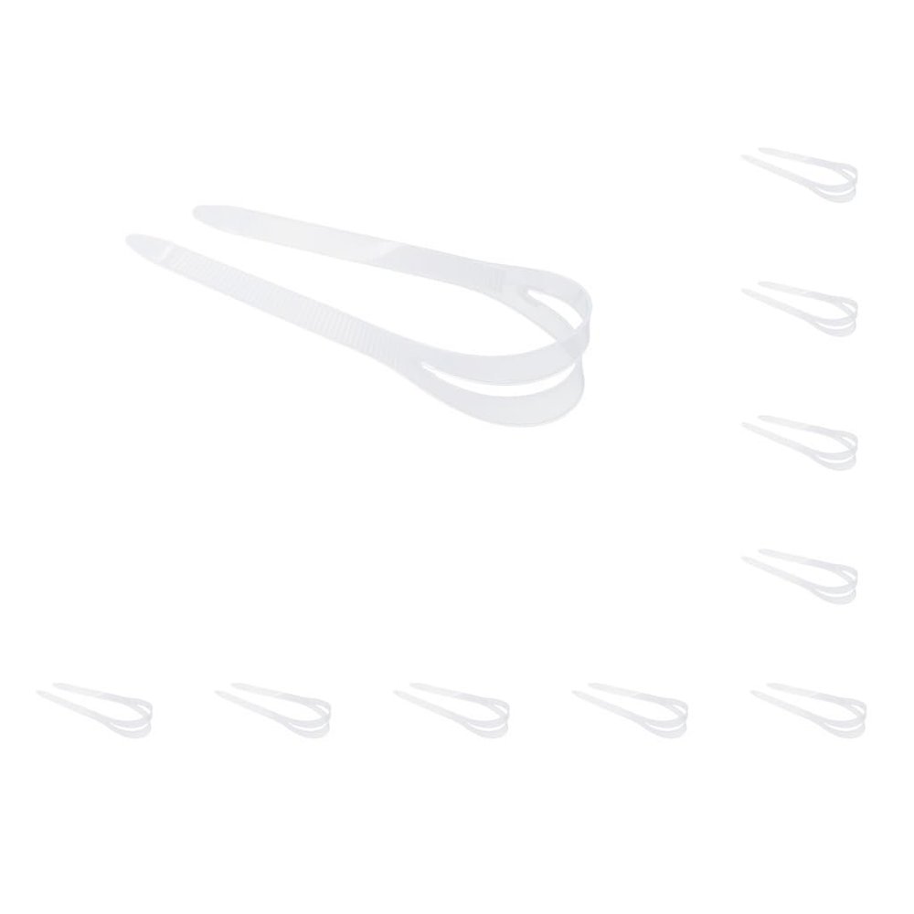 10 set Silicone Scuba Dive Diving Snorkeling Mask Strap Cover Replacement S Transparent