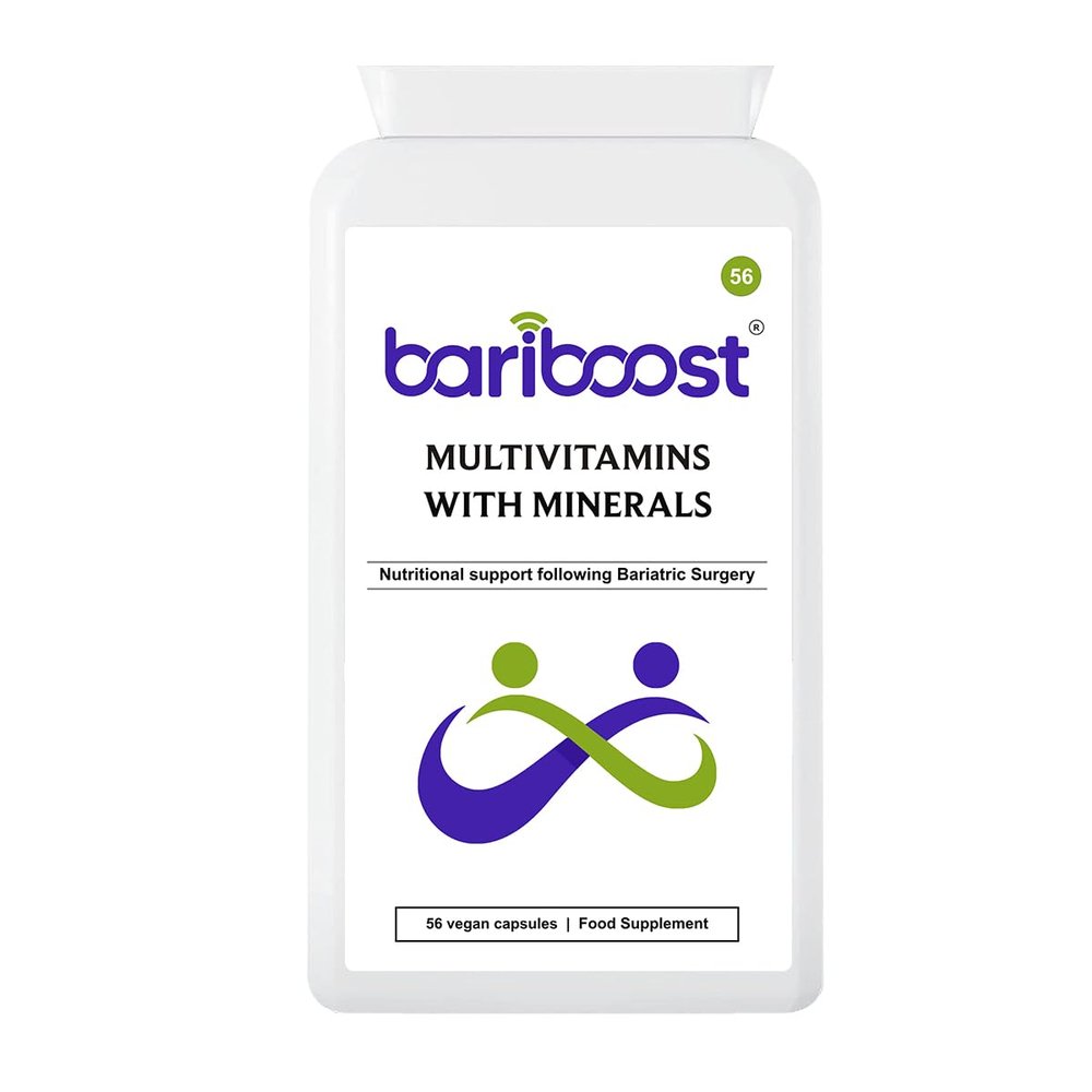 Bariboost Bariatric Multivitamin | Bariatric Vitamins and Minerals | Vitamins for Bariatric Surgery Patients | Gastric Bypass and Sleeve Gastrectomy | Easy to Swallow Capsule (56)