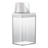 700/1100/1500/1900ml Airtight Laundry Detergent Dispenser With Measuring Cup - Washing Powder Dispenser | Clear Laundry Liquid And Powder Detergent Dispenser | Washing Powder Container Storage Bucket view 1