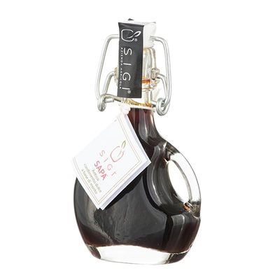 SIGI Azienda Agricola SABA of Cooked Must | Sweet Dressing from Marche | Free of Food Dyes, Preservatives and Chemical Additives | 100% Artisanal and Natural | Made in Italy | Bottle 54gr.