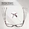 Dolarosey Reading Glasses Oversized 3 Pack Thick Large Frame Clear Vision Readers (4.0) view 4