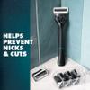 Gillette Body and Intimate Razor for Men, Razor for Pubic Hair, Gentle and Easy to Use, 1 Handle + 1 Razor Blade Refill view 3