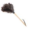 Topyond Ostrich Feather Duster, 57cm/ 22.44in Dusting Brush Anti-Static Ostrich Duster With Wooden Handle for Books Keyboard Office Home Other Household Daily Necessities view 1