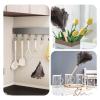 Topyond Ostrich Feather Duster, 57cm/ 22.44in Dusting Brush Anti-Static Ostrich Duster With Wooden Handle for Books Keyboard Office Home Other Household Daily Necessities view 3