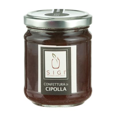 SIGI Azienda Agricola ONION Jam | Free of Food Dyes, Preservatives and Additives | 100% Artisanal and Natural | Handmade and Made in Italy | Jar 110gr.