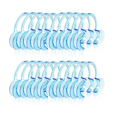 20 Pcs Dental Retractor - Adult Dental Mouth Opener - Intra-Oral - Pack of 20 Pieces - C-Shaped Mouth Openers - C-Shaped Cheek and Lip Retractors - Mouth Opener - Dental Care Kits