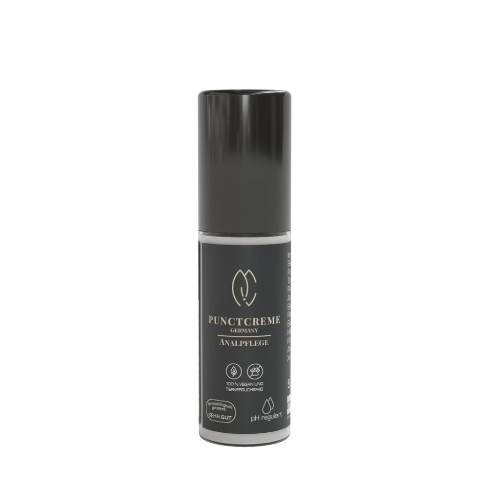 HERRENCREME Punctcreme Anal Care Cream 30 ml | Soothing Cream for Sensitive Anal Area | Intimate Care for Men & Women | Developed by Medical Experts | Vegan & Dermatologically Tested