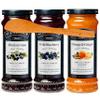 Jams & Preserves bundle includes Fruit Spreads Blackcurrant, Wild Blueberry, Orange & Ginger 284g x3, Wooden Spreader view 1