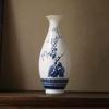 Blue and White Porcelain Ceramic Vase New Chinese Style Ornaments Study Porch TV Cabinet Home Decoration Porcelain view 2