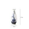 Blue and White Porcelain Ceramic Vase New Chinese Style Ornaments Study Porch TV Cabinet Home Decoration Porcelain view 4