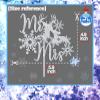 Mr & Mrs Cake Topper - Winter Snowflake Love Wedding, Bridal Shower, Engagement, Wedding Anniversary Party Decorations Supplies, Silver Glitter view 2