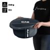 KADAX Round Bowl 15L, Plastic Washing Up Bowl for Kitchen and Bathroom, Large Basin for Washing Dishes, Soaking Laundry and House Cleaning (Dark Grey) view 2