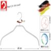MAWA Set of 50 Space-Saving Non-Slip Hangers for Shirts and Blouses with 360 Rotating Hook Non-Slip Coating 45cm White view 2