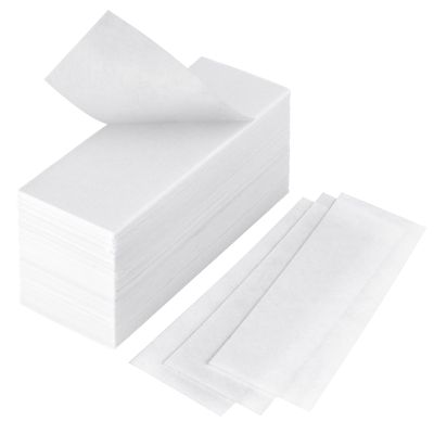 ACWOO Wax Waxing Strips, 160pcs Skin-friendly Tear-resistant Non-Woven Hair Removal Waxing Strips for Men & Women, Epilating Waxing Strips for any type of wax on Body, Legs, Bikini, Face