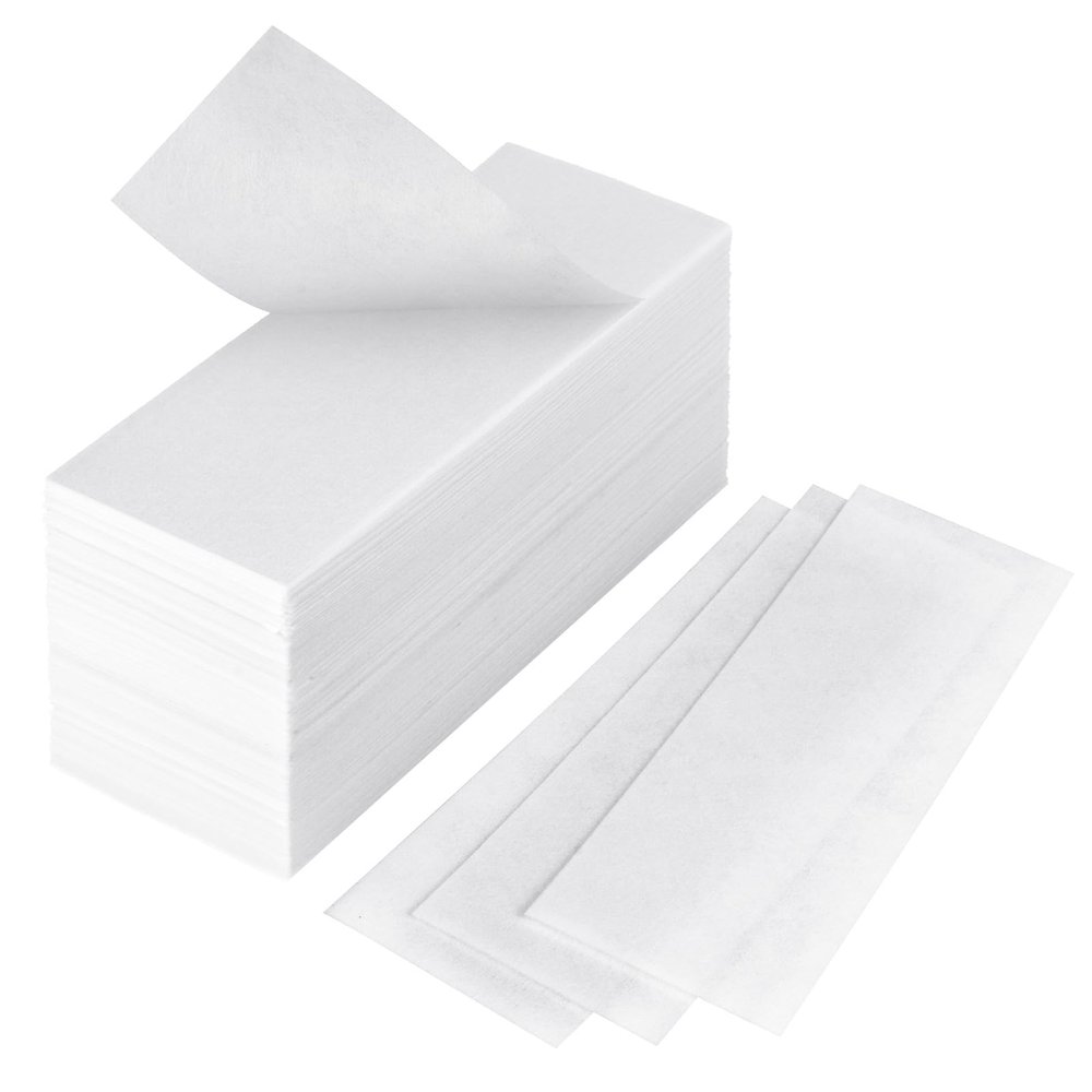 ACWOO Wax Waxing Strips, 160pcs Skin-friendly Tear-resistant Non-Woven Hair Removal Waxing Strips for Men & Women, Epilating Waxing Strips for any type of wax on Body, Legs, Bikini, Face