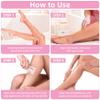 ACWOO Wax Waxing Strips, 160pcs Skin-friendly Tear-resistant Non-Woven Hair Removal Waxing Strips for Men & Women, Epilating Waxing Strips for any type of wax on Body, Legs, Bikini, Face view 4