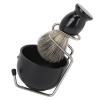 Beard Shave Set with Brush Stand & Foam Bowl - Compact, Space Saving, Stable Base - Universal Fit - Premium Material - Ideal for Barber, Hotel, Home view 2