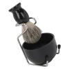 Beard Shave Set with Brush Stand & Foam Bowl - Compact, Space Saving, Stable Base - Universal Fit - Premium Material - Ideal for Barber, Hotel, Home view 4