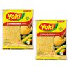 Yoki Canjiquinha (Xerem) 500g | Yellow Corn Grits 500g | Main Incredients for Many Brazilian Dishes (Canjiquinha Xerm, 2 Pack) view 1