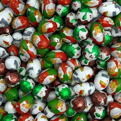 Christmas Pick N Mix Sweets - Reindeer, Christmas Trees, Elves, Penguins, Snowy Mix, SnowFlex (Mini milk chocolate ball, 200g)