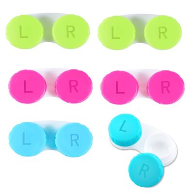 Contact Lens Cases, Contact Lens Holder 6pcs, Portable Leak-Proof Contact Lens Container, Colorful Contact Lens Accessories for Daily Travel and Work (6pcs)